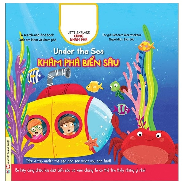Combo 2 cuốn Sách song ngữ Việt - Anh - Cùng Khám Phá cho bé: Khám phá biển sâu và Tham quan nông trại