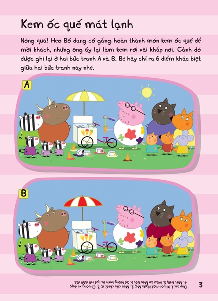 Sách tương tác - Cùng học cùng chơi với Peppa Pig Cuốn 4: Một ngày bận rộn của Peppa