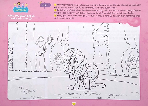 My little Pony - Tô màu sáng tạo 4Q - Vườn cổ tích vui nhộn