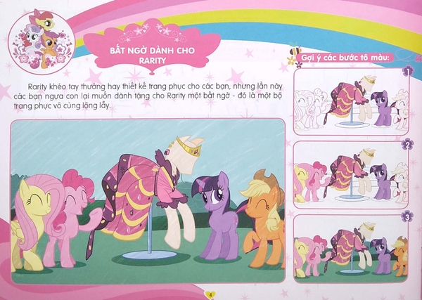 My little Pony - Tô màu sáng tạo 4Q - Vườn cổ tích vui nhộn