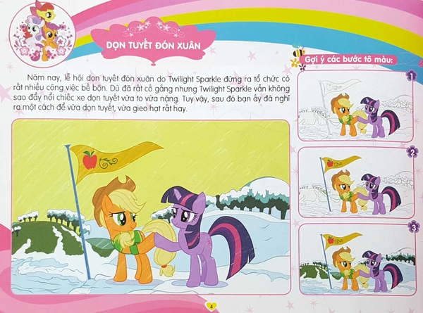 My little Pony - Tô màu sáng tạo 4Q - Đôi bàn tay khéo léo