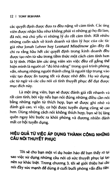 Những Câu Nói Thuyết Phục Để Phỏng Vấn Thành Công