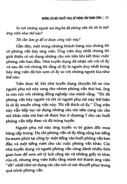 Những Câu Nói Thuyết Phục Để Phỏng Vấn Thành Công