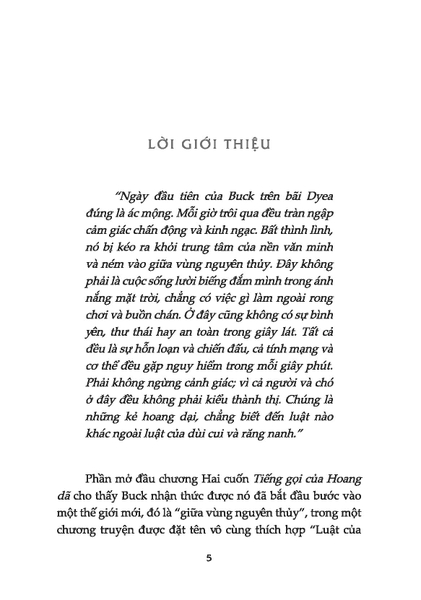 Sách: Tiếng Gọi Của Hoang Dã