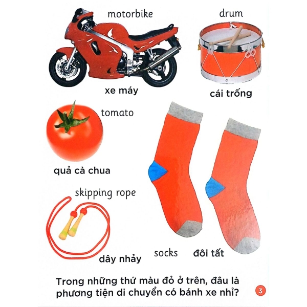 Song Ngữ Anh Việt - Cuốn Sách Đầu Tiên Của Tớ Về: Colours – Màu sắc