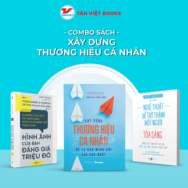 Combo sách Xây dựng thương hiệu cá nhân: Hình ảnh của bạn đáng giá triệu đô, Xây dựng thương hiệu cá nhân, Nghệ thuật để trở thành một người tỏa