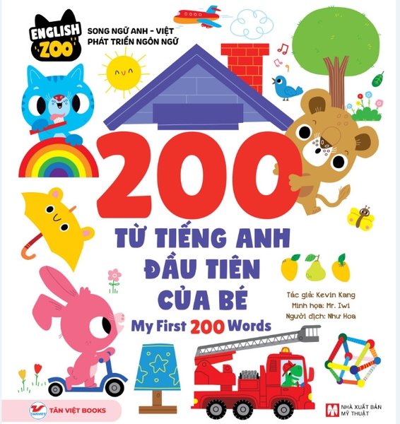 English Zoo: 200 Từ Vựng Tiếng Anh Đầu Tiên Của Bé – My First 200 Words