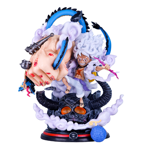 Mô Hình OnePiece Luffy gear 4 chiến đấu siêu ngầu cao 26cm - Figure OnePiece  - Có hộp màu Nghiện nhựa