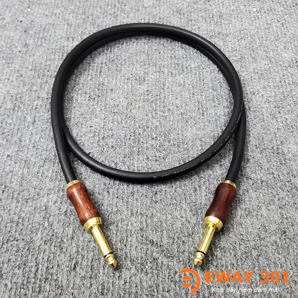 Dây Micro Không Dây Hitachi DIY - Dây 2 Đầu Jack 6 Ly Gỗ