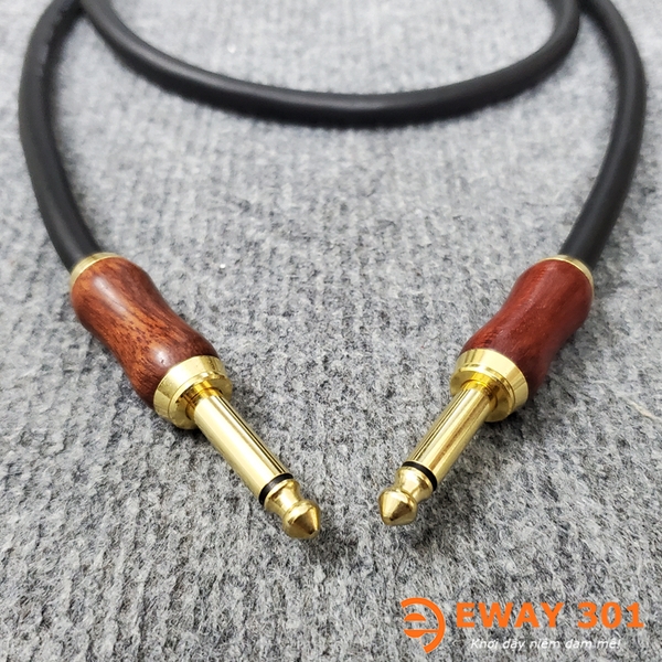 Dây Micro Không Dây Hitachi DIY - Dây 2 Đầu Jack 6 Ly Gỗ
