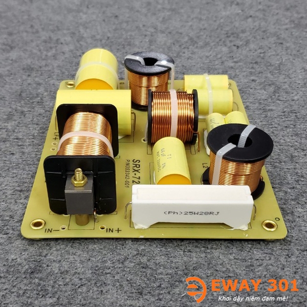 Bộ Mạch Phân Tần Loa Full Đôi SRX-725 - Mạch Phân Tần Loa 2 Bass 1 Treble - Tặng Dây Dẫn Xịn Hàn Sẵn Vào Mạch