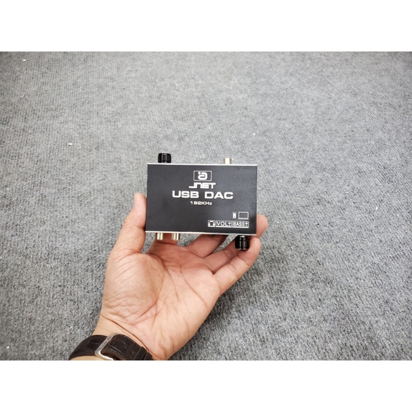 DAC Giải Mã 24bit 192khz Chính Hãng Jnet DA500U - Có Điều Khiển Chỉnh Được Cả Bass