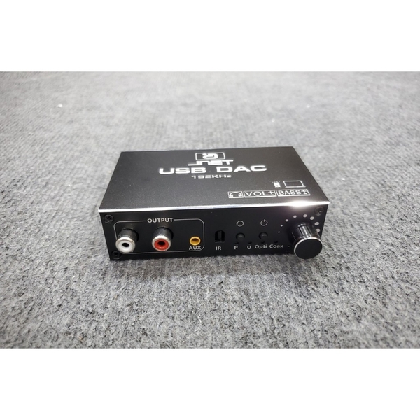 DAC Giải Mã 24bit 192khz Chính Hãng Jnet DA500U - Có Điều Khiển Chỉnh Được Cả Bass