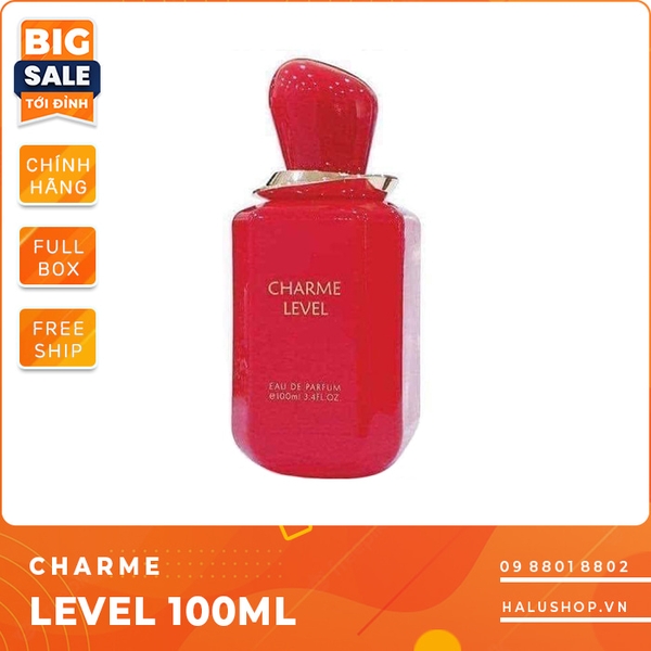 nước hoa charme level 100ml chính hãng dành cho nữ giá rẻ