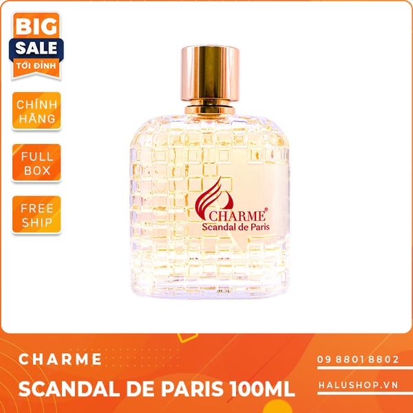 nuoc hoa charme scandal de paris 100ml chinh hang danh cho nu gia re nhat