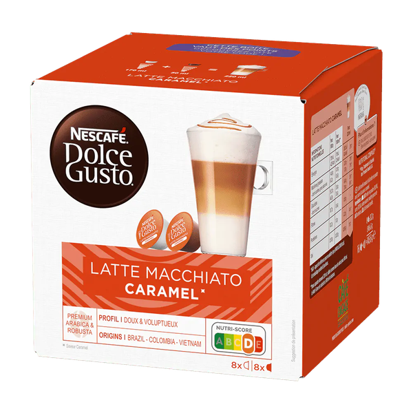 Dolce Gusto Nescafe Latte Caramel Macchiato