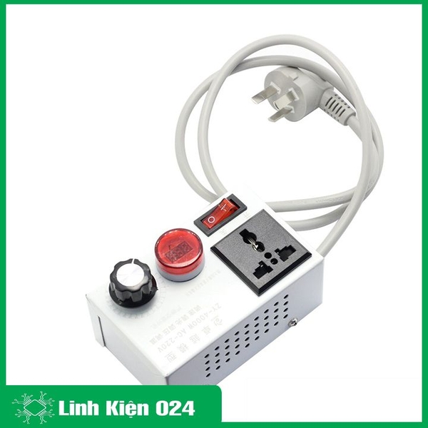 Bộ Điều Khiển Tốc Độ Động Cơ 220VAC 4KW Hiển Thị Điện Áp V2