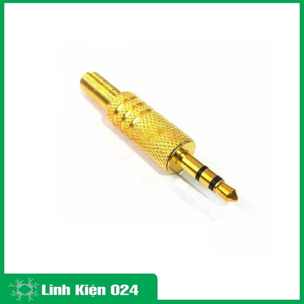 Jack Audio 3.5mm Đực Màu Vàng Gold Cực Chất