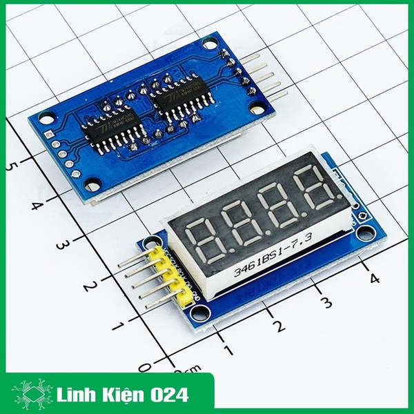 Module LED 7 Thanh 4 Số HC595 0.8 Inch