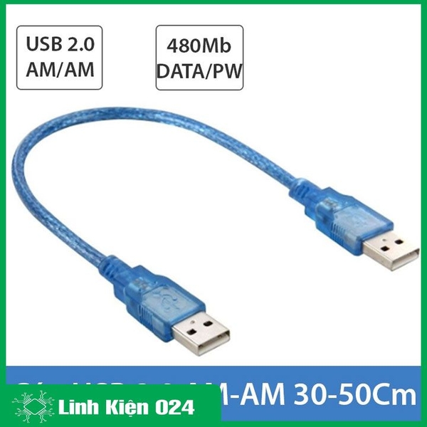 Dây USB A Đực Đực