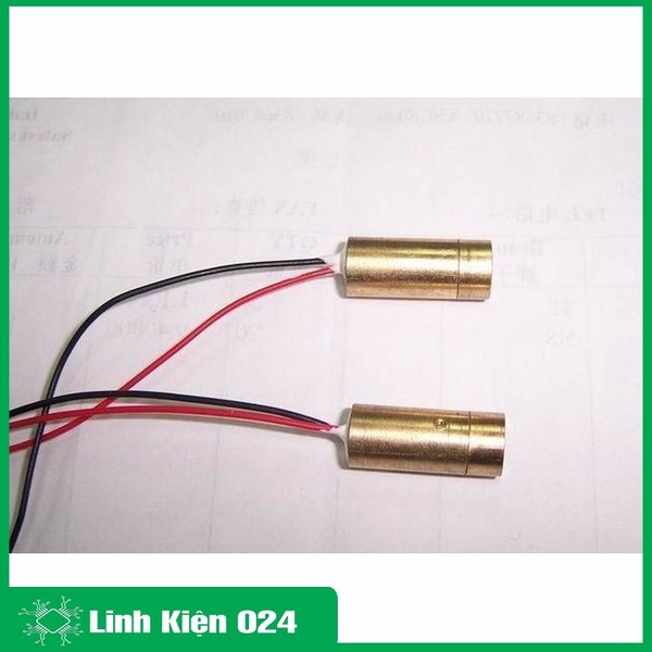 Đầu Phát Laze 9mm 3V 5mW Sáng Đỏ
