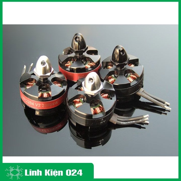 BỘ 2 ĐỘNG CƠ BRUSHLESS BR2204 2300KV