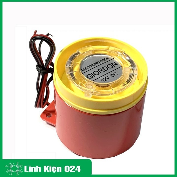 Còi Hú Báo Động 1 Tiếng Cảnh Sát- 12VDC