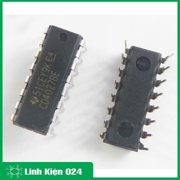 Chíp CD4027BE DIP16 (K9K12)