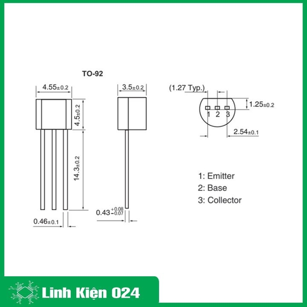 Transistor C945 50V 150mA TO-92 NPN (K9F6)