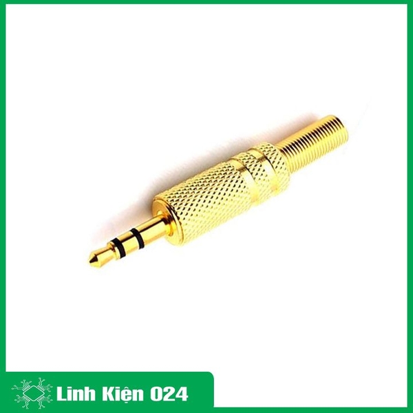 Jack Audio 3.5mm Đực Màu Vàng Gold Cực Chất