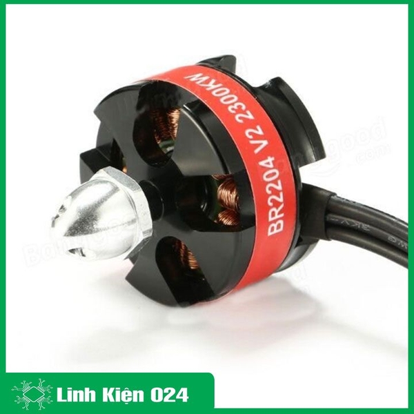 BỘ 2 ĐỘNG CƠ BRUSHLESS BR2204 2300KV