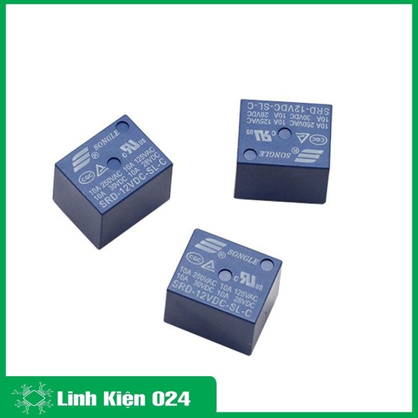 Bộ 3 Chiếc Relay Songle 12V10A  SRD- 12DVC- SL- C