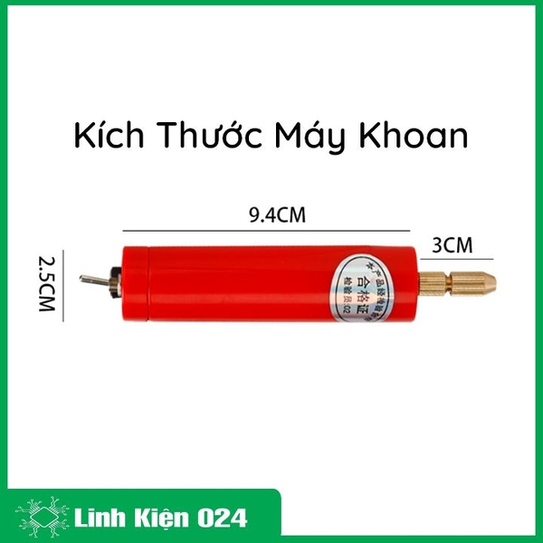 Máy Khoan Mini 5V USB 2A Khoan Thủ Công