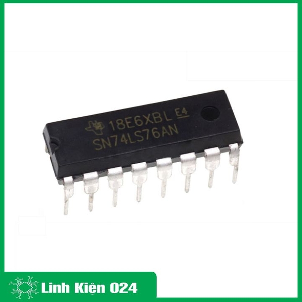 74LS76 Dual J-K Flip-Flop (with Preset and Clear) (K9H18)