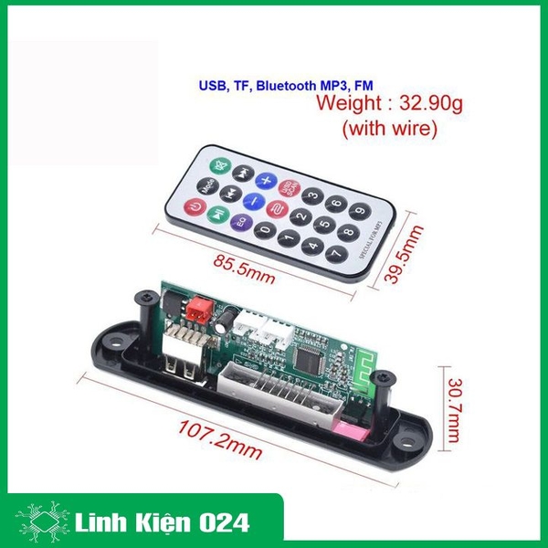 Mạch Giải Mã MP3/USB/TF/AUX (K5B2)