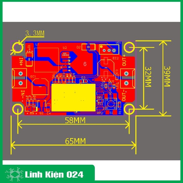 Module Boost DC-DC XL6009 V2 Hiển Thị Led 7 Thanh (K2C5)