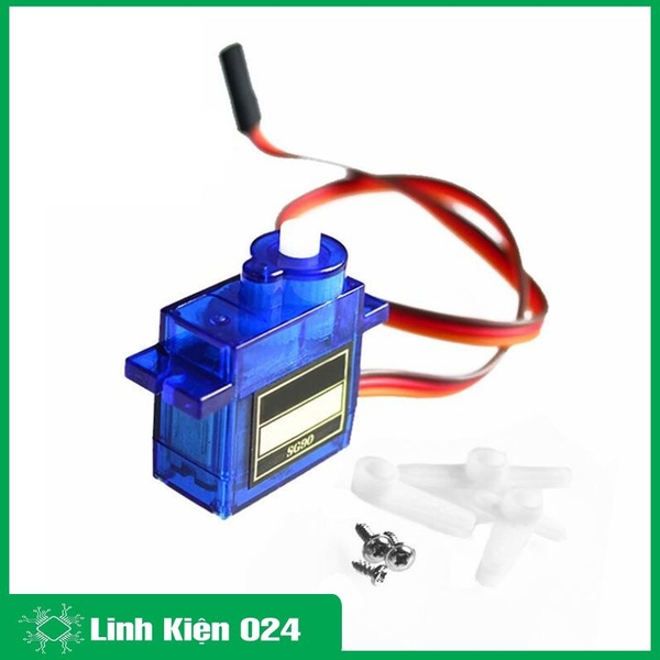 Servo Xanh Huyền Thoại Tower Pro SG90 Giá Rẻ ,  Góc Quay 180 Độ