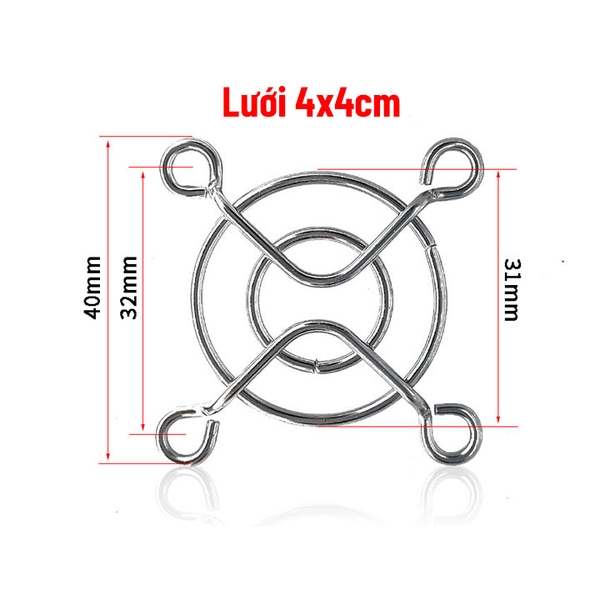 Lưới Bảo Vệ Quạt Tản Nhiệt Vuông