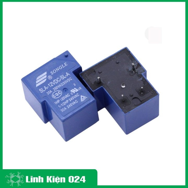 Relay Songle SLA 30A - 24V 4 Chân (K4F5)
