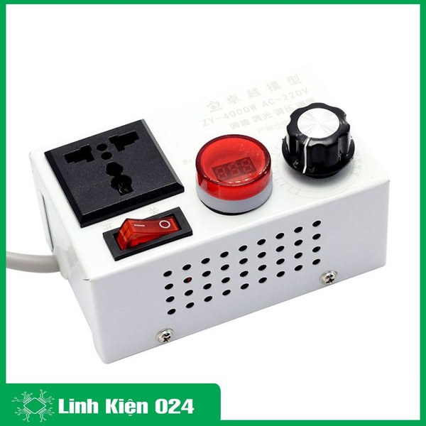 Bộ Điều Khiển Tốc Độ Động Cơ 220VAC 4KW Hiển Thị Điện Áp V2