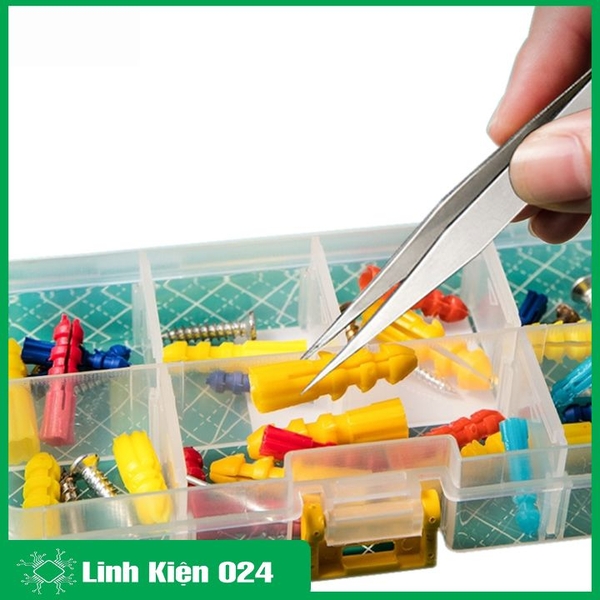 Bộ 3 Kẹp Linh Kiện Điện Tử Đa Năng Loại To Dài 13Cm ( Vàng )