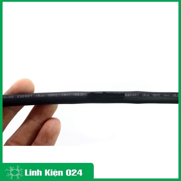 Bộ 5 Ống Gen Co Nhiệt, Cách Điện 5,6,7,8,10mm Mỗi sợ 1m Đen