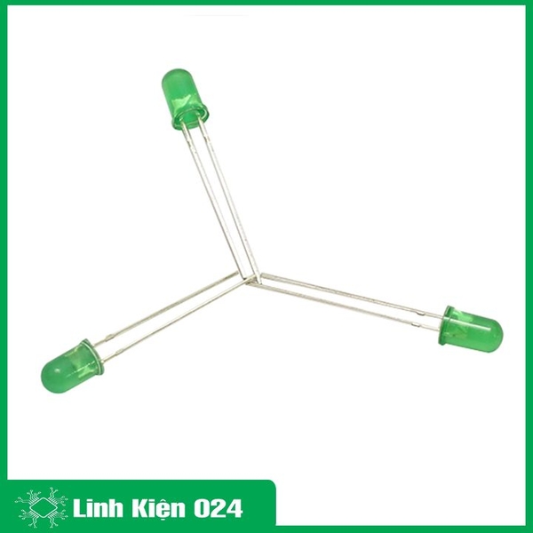 Led Phủ Màu Phi 3 Gói 1000 Bóng - Chân Dài(Ánh Sáng Màu) - Đỏ