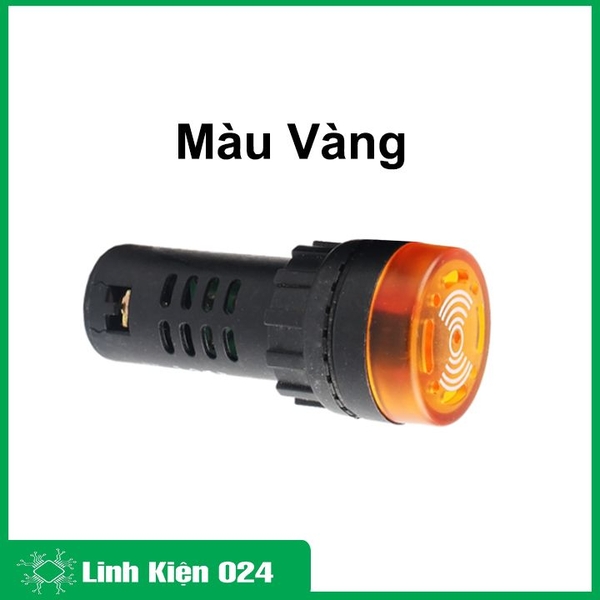 Đèn Báo Nguồn Có Còi AD16-16SM 12V