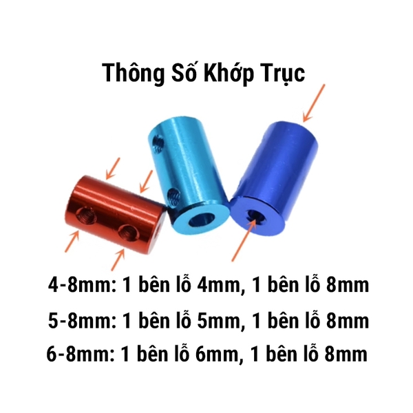 Khớp Nối Trục Hợp Kim Nhôm