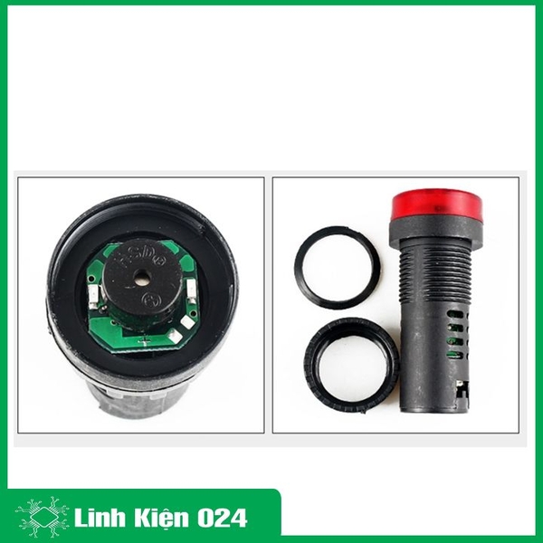 Đèn Báo Nguồn Có Còi AD16-16SM 12V