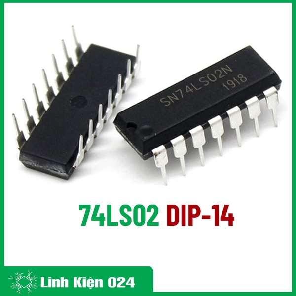 IC 74LS02 Quad 2-input NOR Gate DIP14 (K9H15)