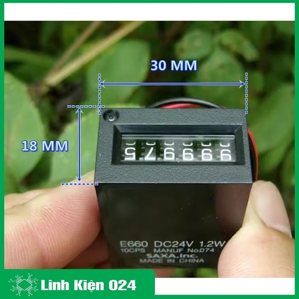 Bộ Đếm Sản Phẩm 6 Số Konica Minolta DC24V 1.2W