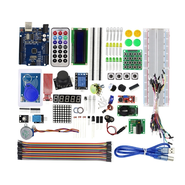 Combo Bộ Kít Arduino Uno R3 Full V2 - BH 06 Tháng