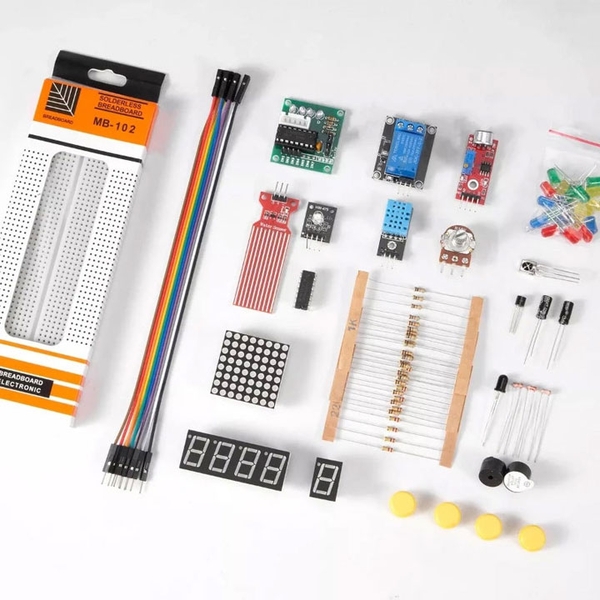 Combo Bộ Kít Arduino Uno R3 Full V2 - BH 06 Tháng